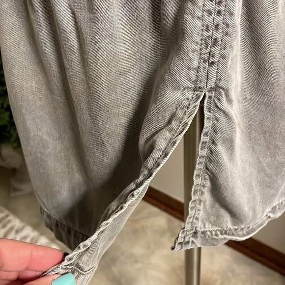 MAX JEANS women’s Drape Open Front Utility soft Vest adj draw string waist XS - Picture 10 of 15